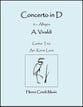 Concerto in D Guitar and Fretted sheet music cover